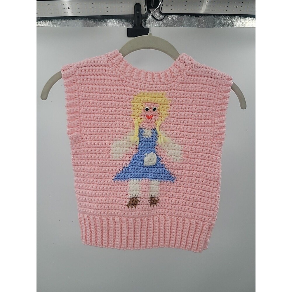Vintage Handmade Girls Sweater Vest